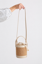 White Raffia bag
