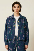 Floral Denim Jacket