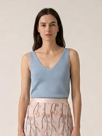 Nuceria Top - Airy Blue