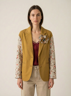 Flower Jacket with Flower Removable Pin