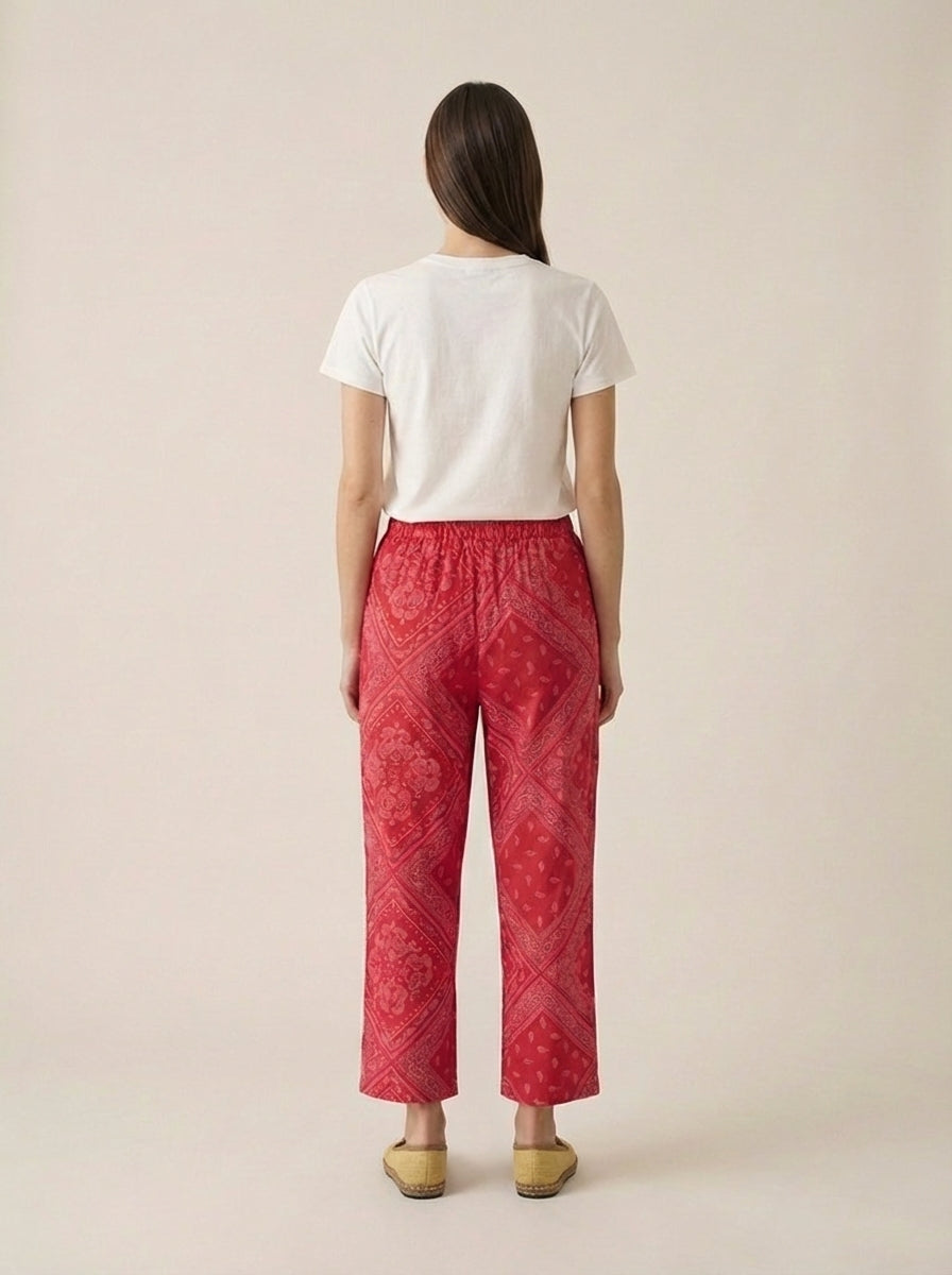 Red Bandana Trousers