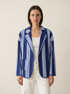Blue Striped Jacket