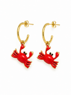 The crab earrings