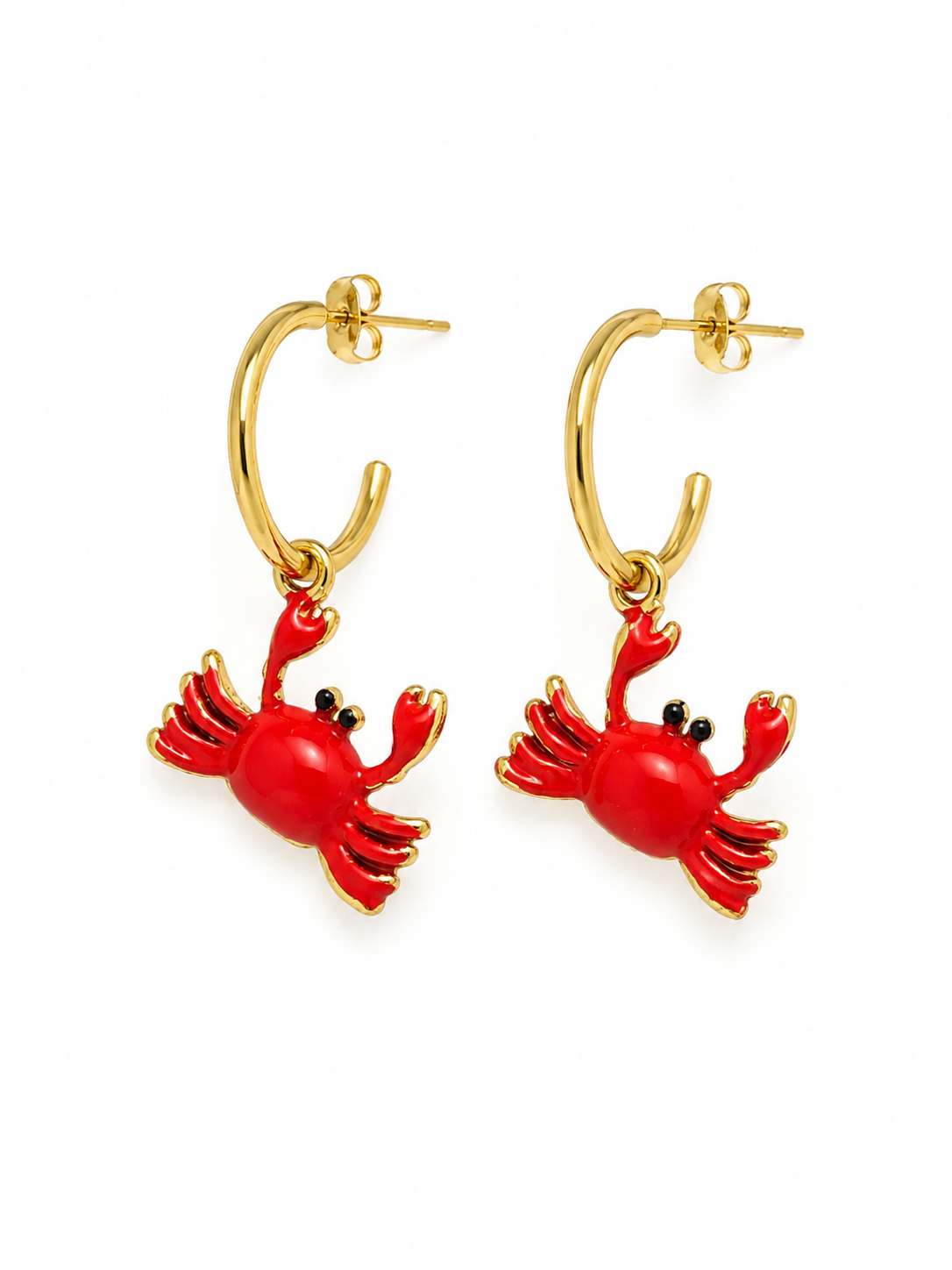 The crab earrings
