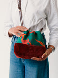 Fern Forest Silk Cross Body Bag