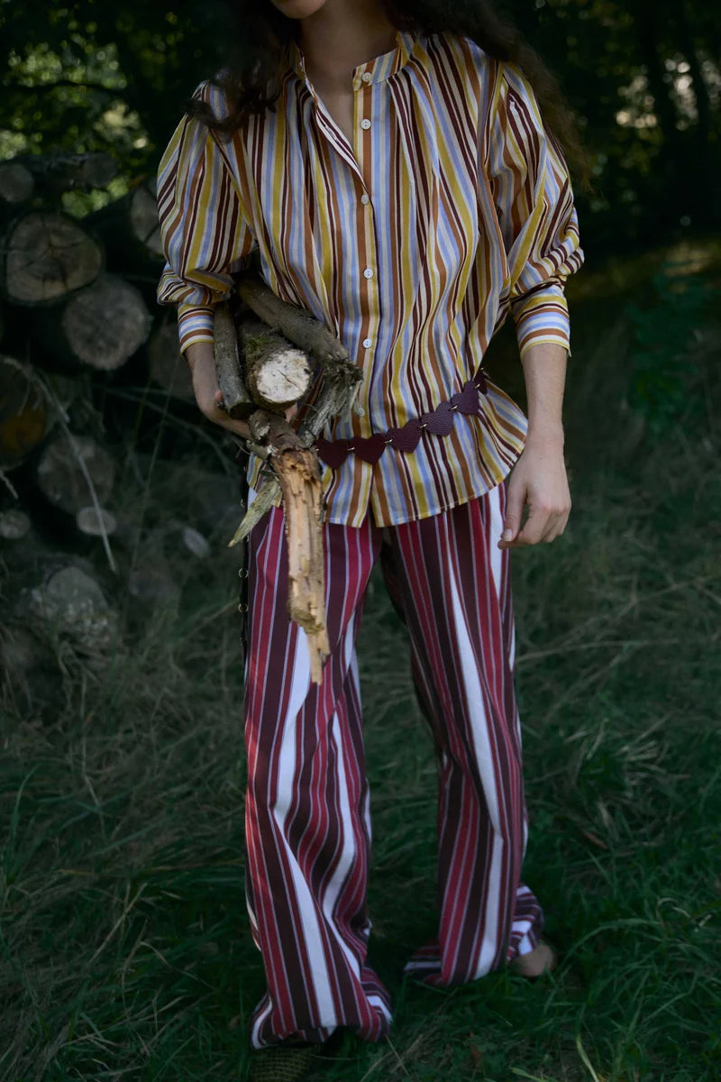 Bayona Striped Red Trousers