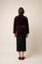 Black sequin skirt