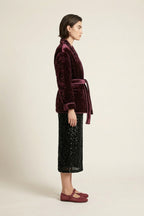Black sequin skirt
