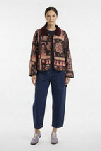 Corduroy Ethnic Purple Pink Jacket