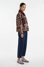 Corduroy Ethnic Purple Pink Jacket