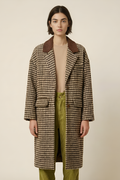 Checkered Brown Coat