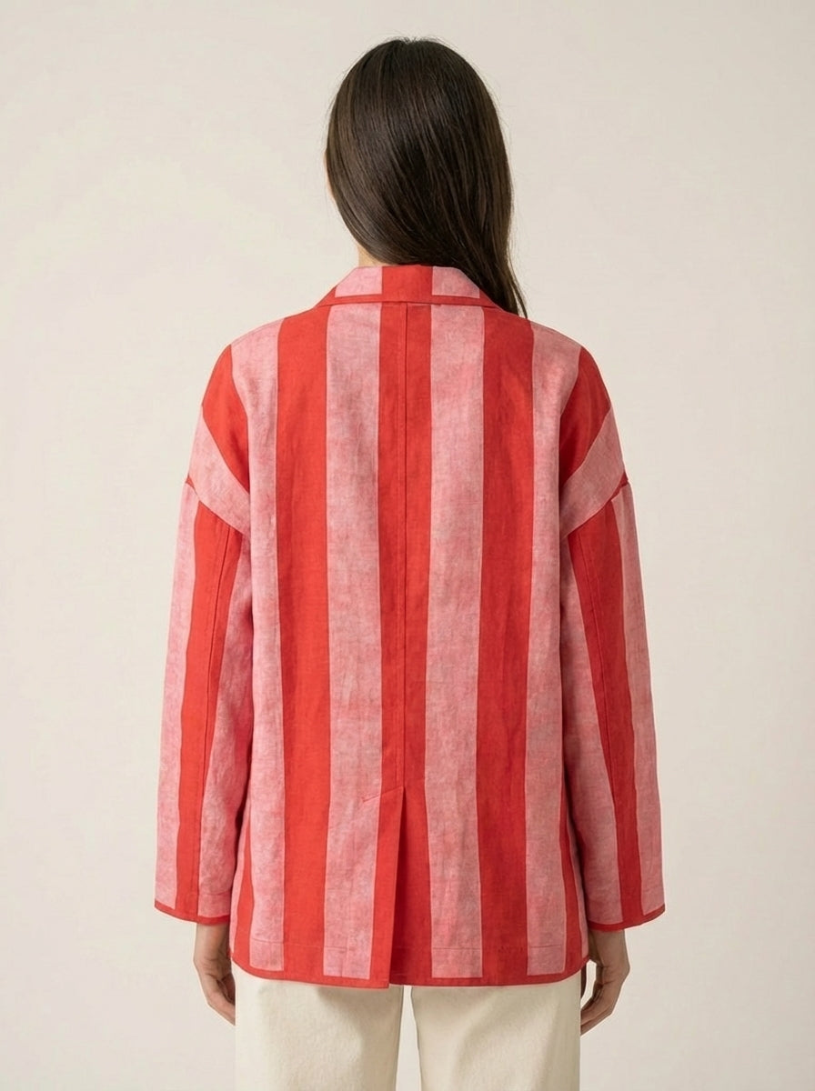 Red Striped Jacket