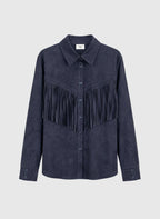 Apache Fringe Cardigan Anthracite