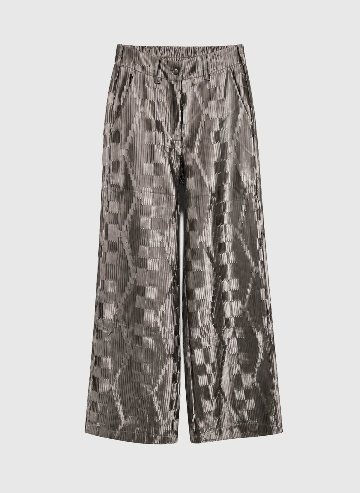 Pampille Pants Metallic Gray