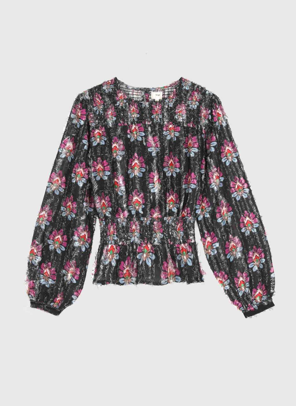 Salvina Black Shirt Rose Garden