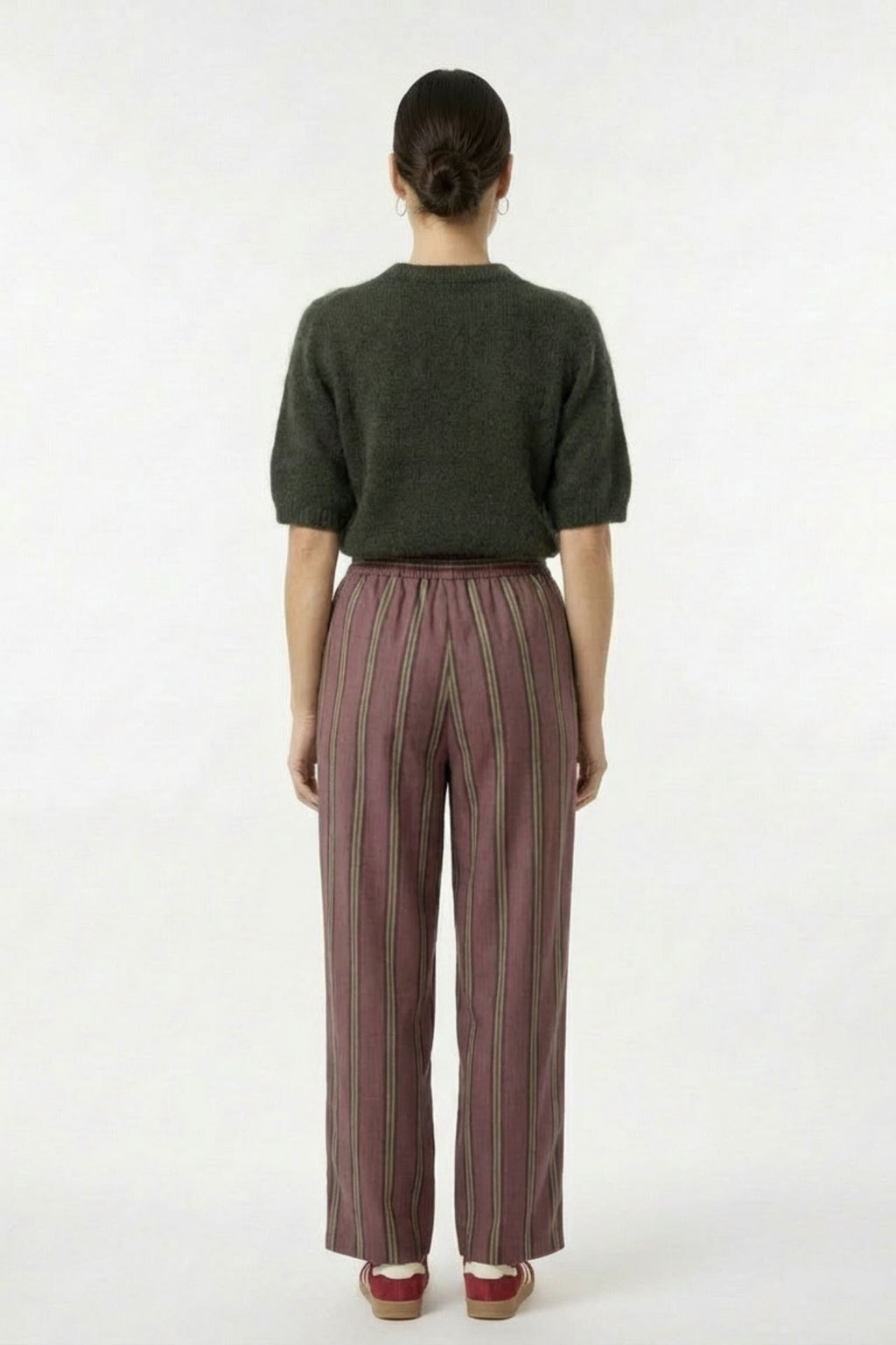 Striped Cotton Trousers