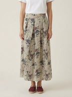 Maxi Romantic Skirt with Flowers