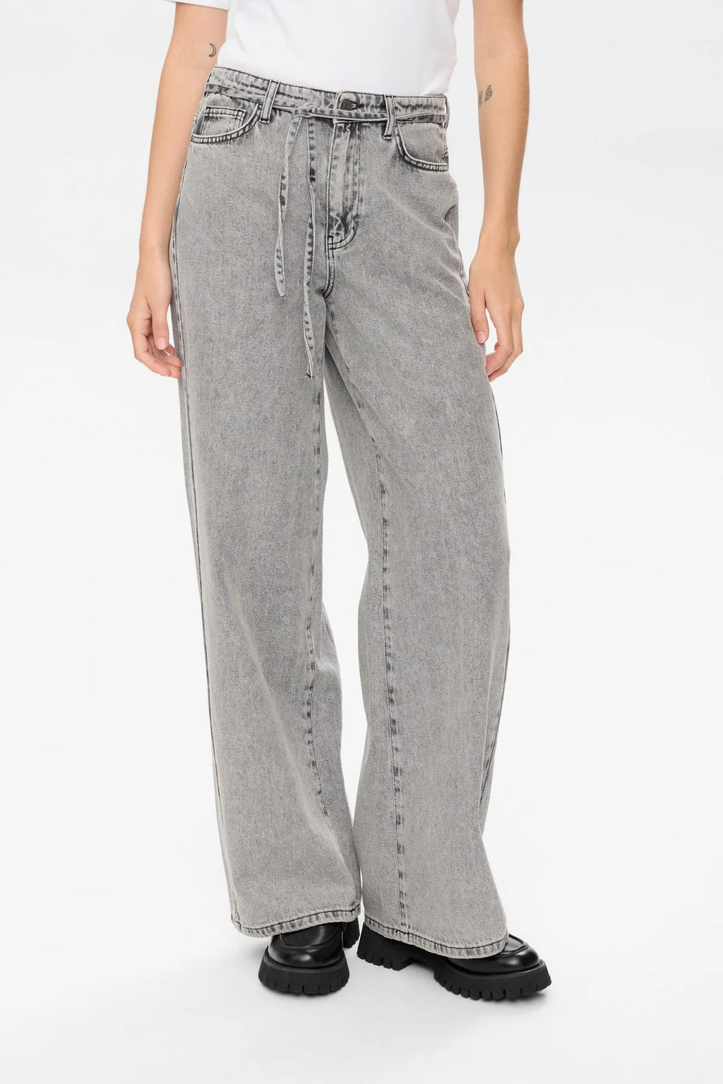 Brooklyn Jeans - Light Gray Denim