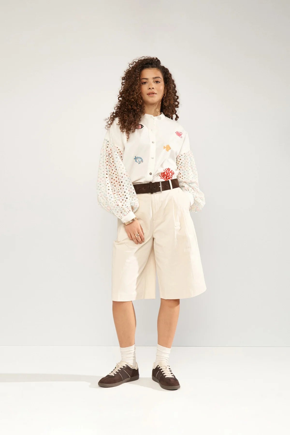 Numarisa Shirt - Bright White