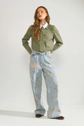 Nuverona Wide Jeans - Light Blue Denim