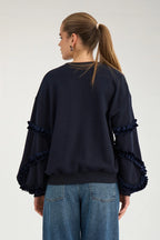 Nusabby Ruffle Pullover - Salute