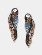 Ara Earrings Blue Bronze