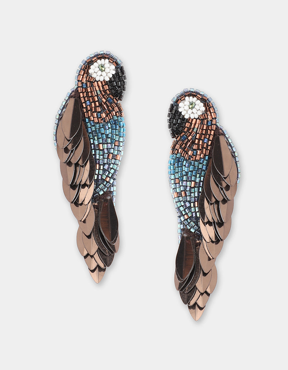 Ara Earrings Blue Bronze