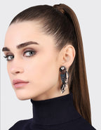 Ara Earrings Blue Bronze