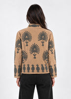 Beige Embroidery Jacket