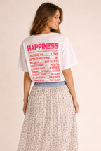 Tshirt Happiness White