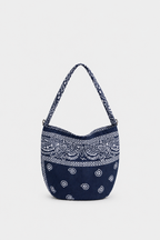 The Navy Bandana Bag