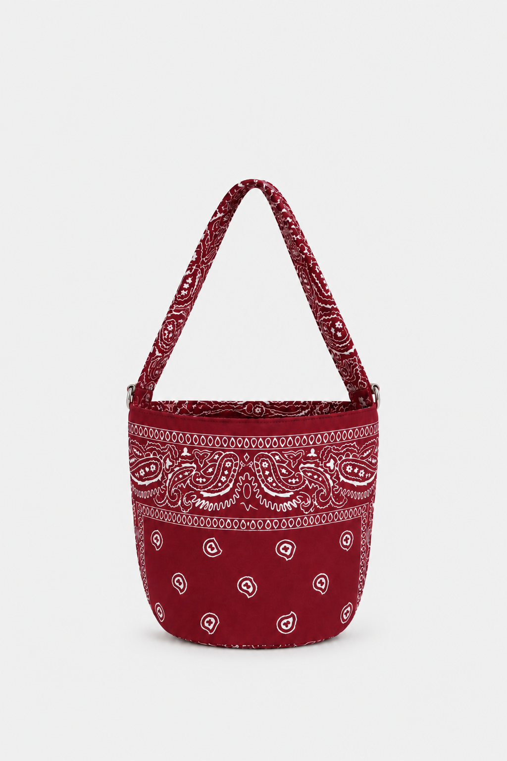 The Burgundy Bandana Bag