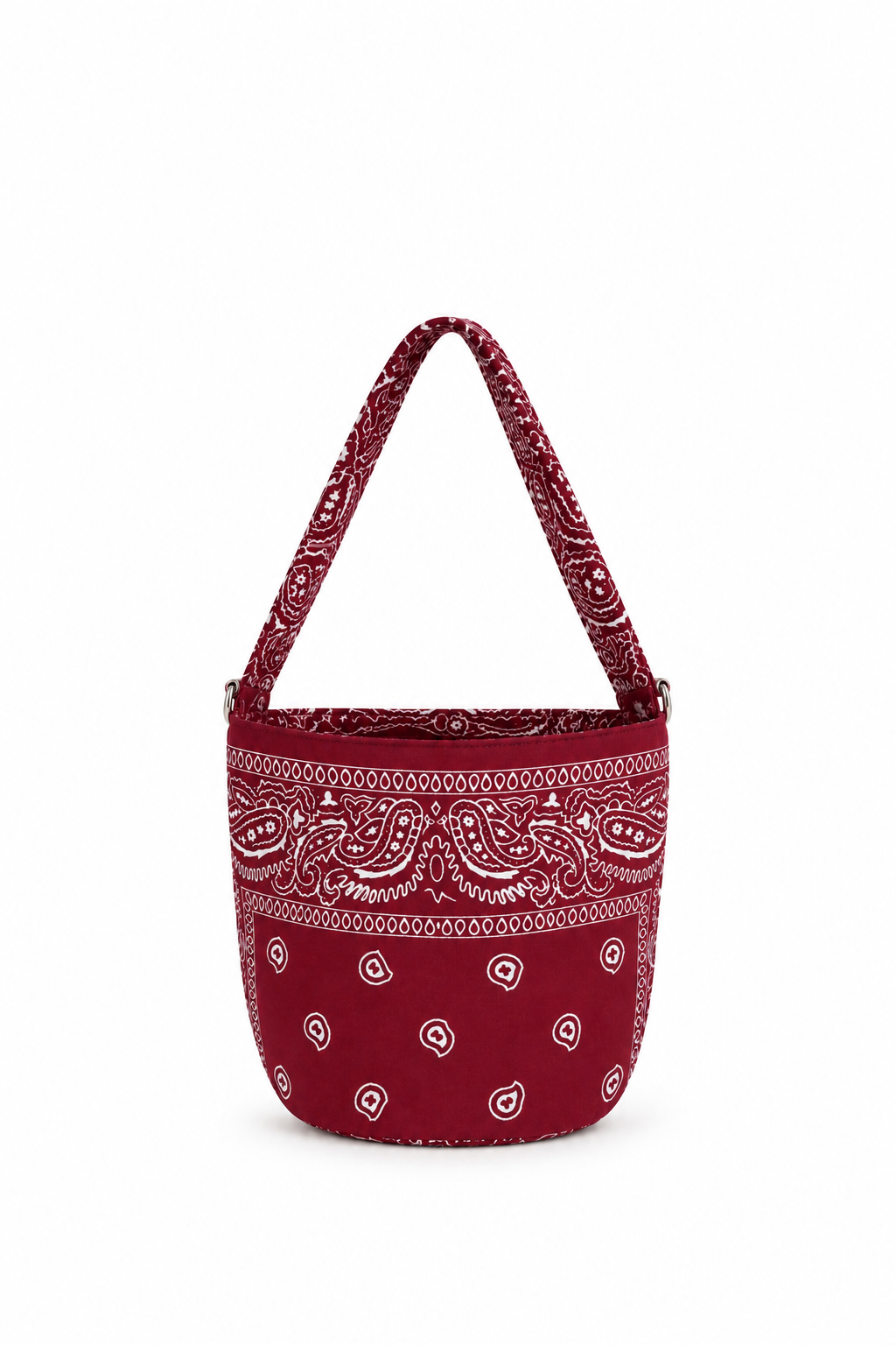 The Burgundy Bandana Bag