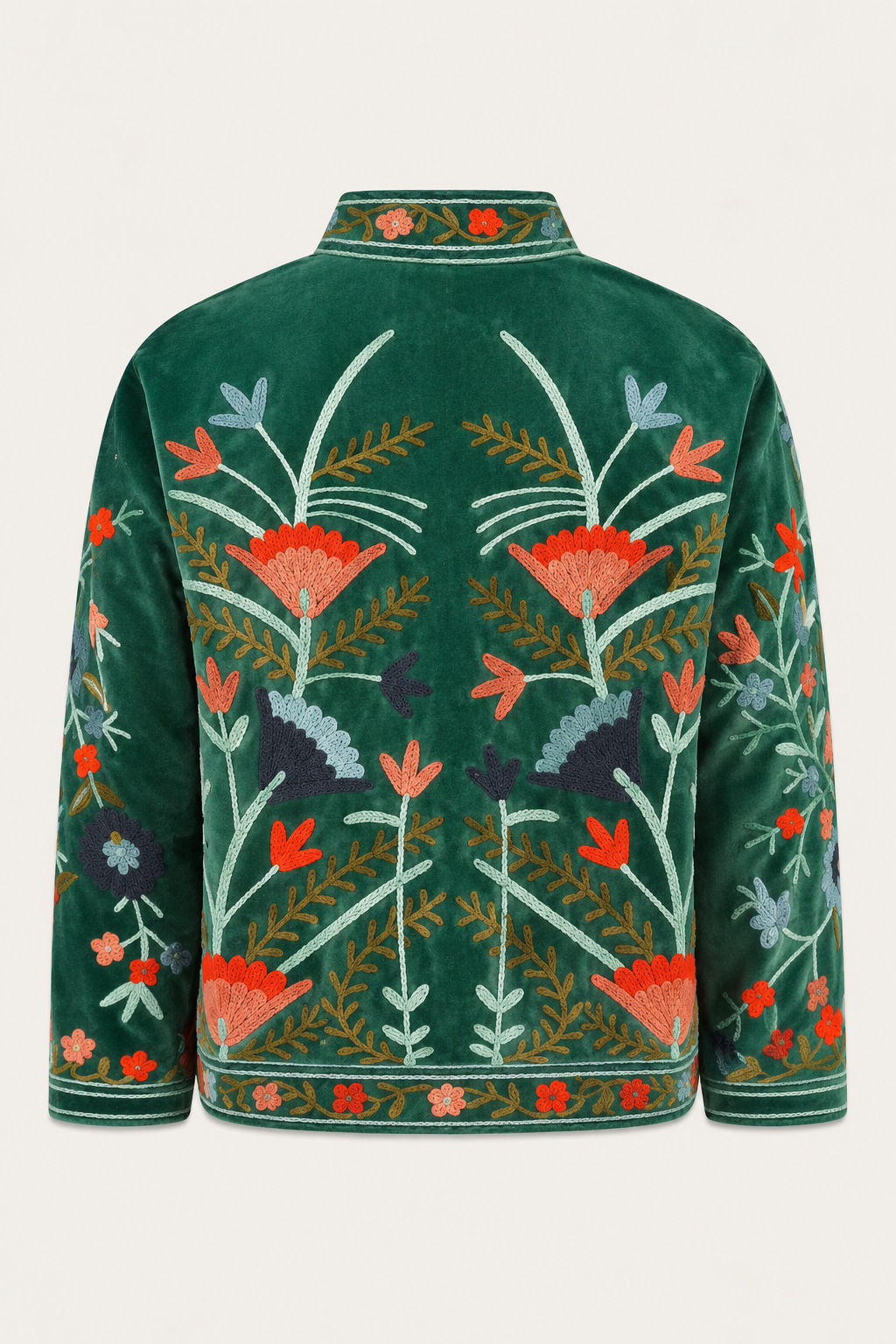 Green Embroidery Jacket