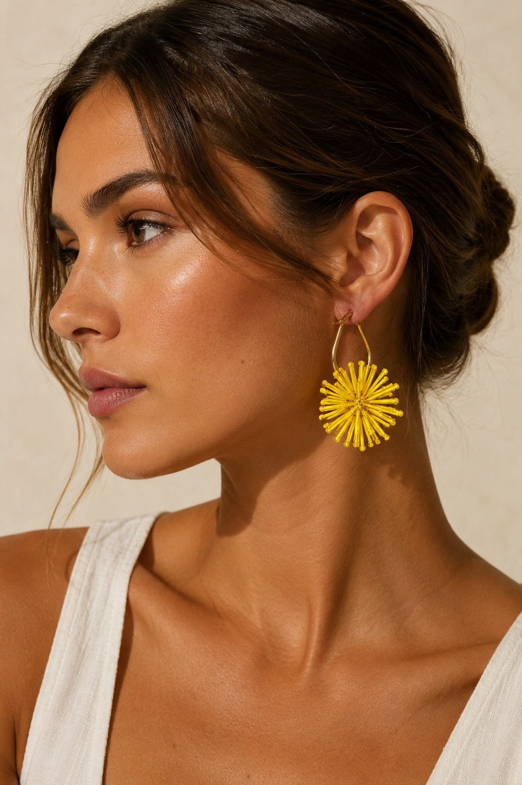 Dantelion Earrings Yellow