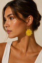 Dantelion Earrings Yellow