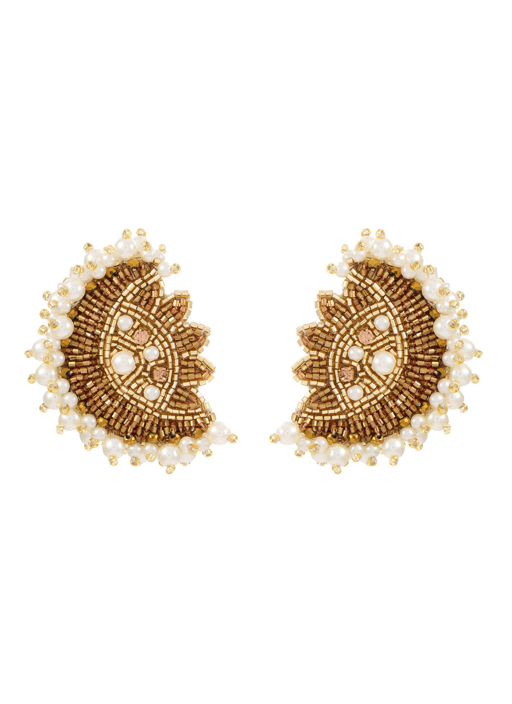 Sunmoon Earrings Gold