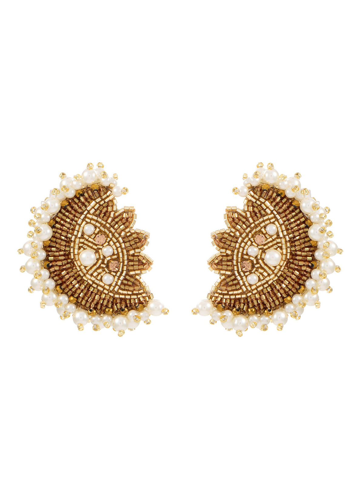 Sunmoon Earrings Gold