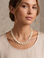 Ecru Heart Necklace