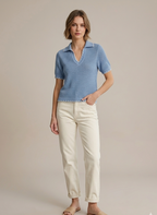 Veza Top Baby Blue Knit