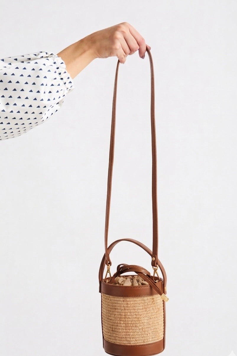 Brown Raffia bag