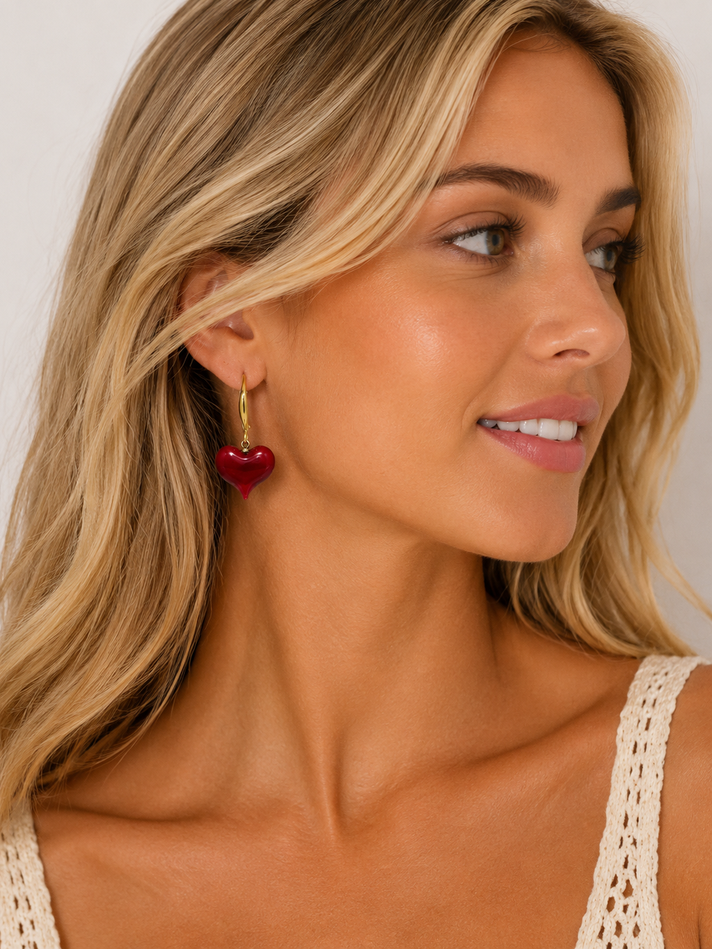 The love earrings