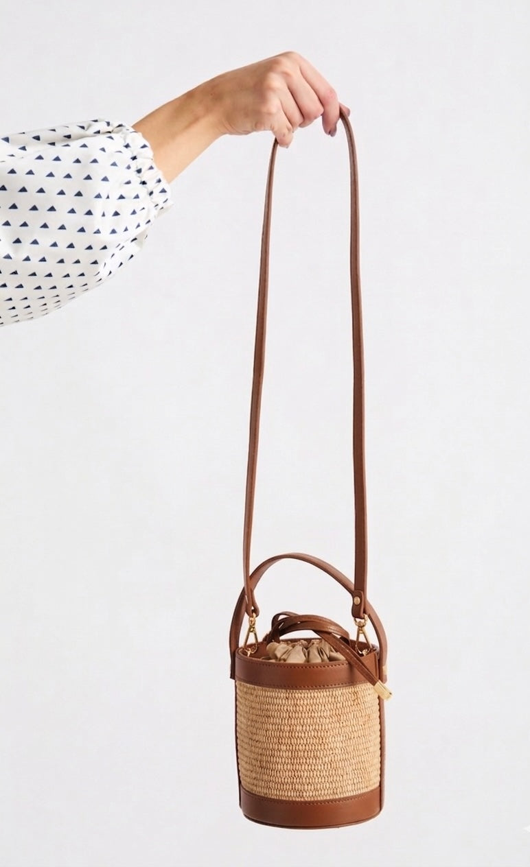 Brown Raffia bag