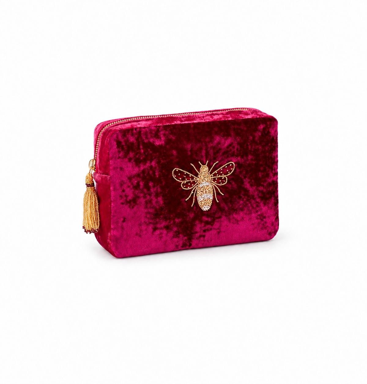 Bee Velvet Pouch