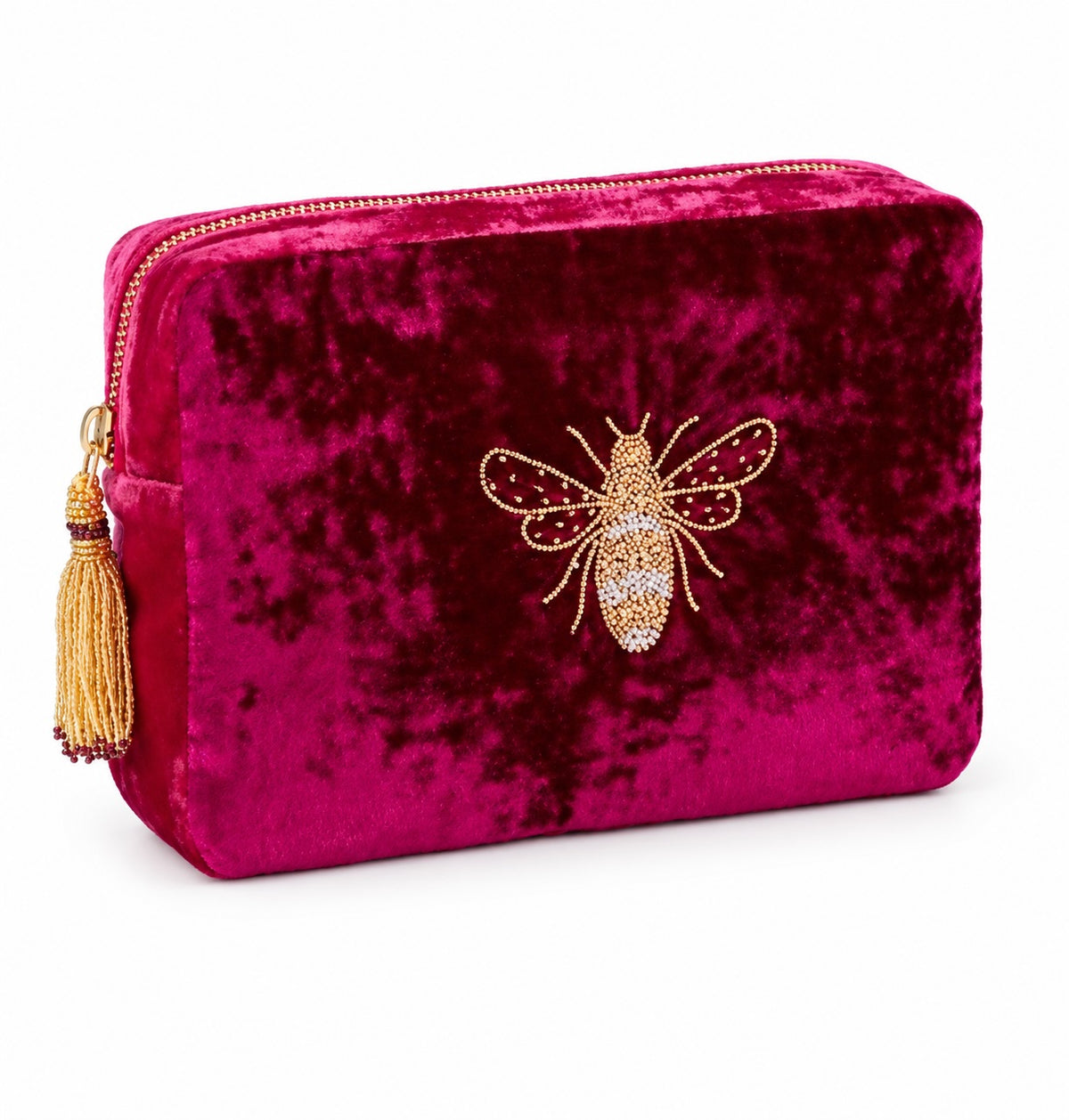 Bee Velvet Pouch