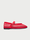 Isabella Red Mesh Ballerina