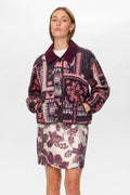 Corduroy Ethnic Purple Pink Jacket