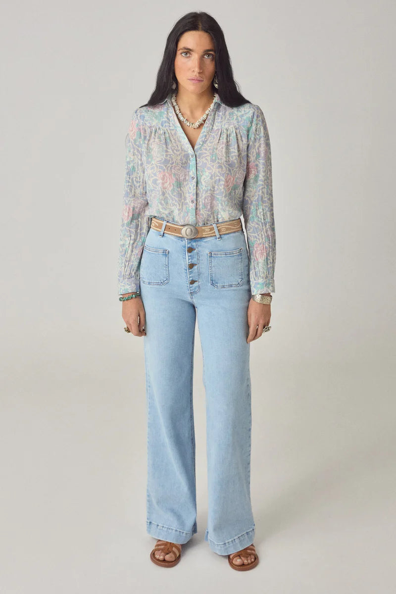 Rani Shirt Misty Garden