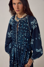 Kumo Dress Shibori Ink