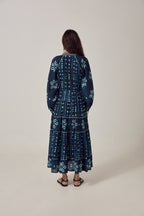 Kumo Dress Shibori Ink